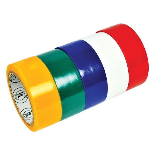 Gardner Bender Gardner Bender 3/4 in. W X 12 ft. L Assorted PVC Electrical Tape GTPR-575 - main